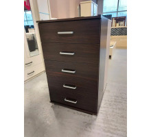 Узкий бельевой комод Мира MIRA-28 венге