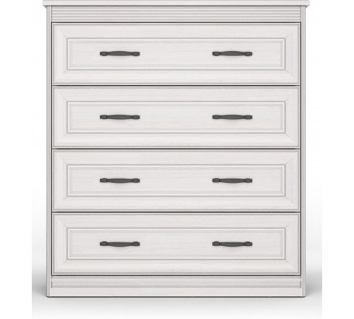 Комод Неаполь Ясень анкор светлый (патина "серебро")