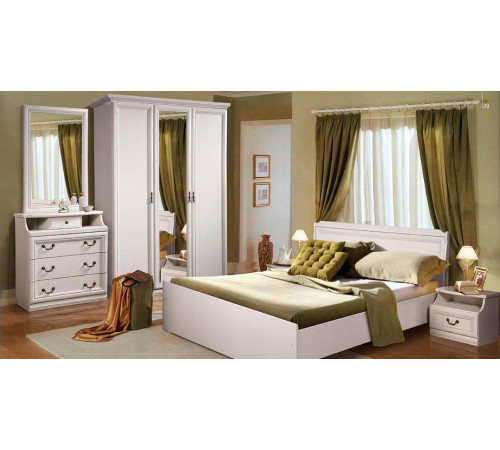 Спальня Нинель (белая эмаль) Спальня Нинель (белая эмаль)