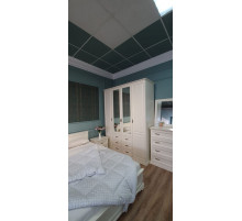 Четырехстворчатый шкаф для одежды Лирона MUR-103-04 st с зеркалом Четырехстворчатый шкаф для одежды Лирона MUR-103-04 st с зеркалом